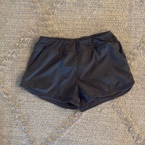 HEAD midrise gray athletic shorts with built in underwear